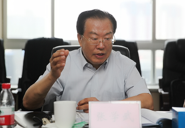 張學(xué)武董事長(zhǎng)到焦作商行調(diào)研指導(dǎo)工作（圖）
